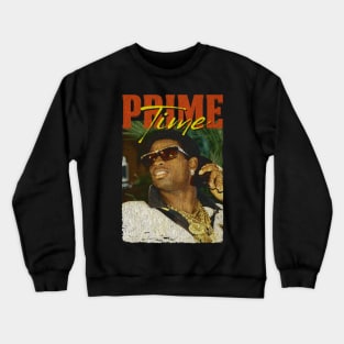 Vintage Deion Prime Time Crewneck Sweatshirt